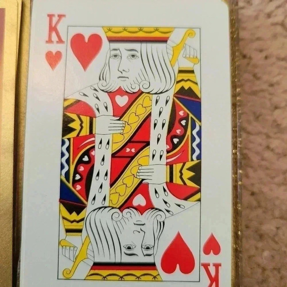 Vintage Stancraft Plastic Coated Playing Cards EA Glass - Picture 3 of 5